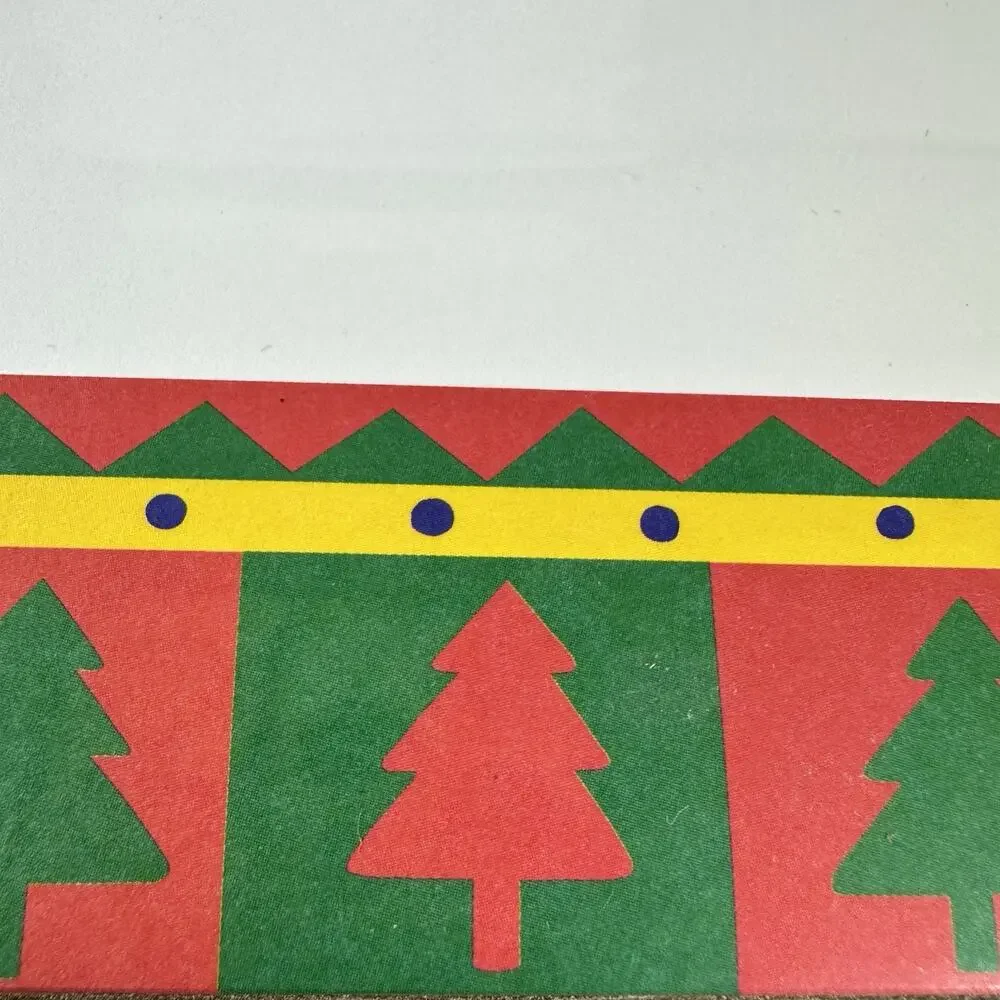 Vtg Christmas Holiday Border Paper 2 Packs 100 Sheets Total Premium 8.5x11 Sheet